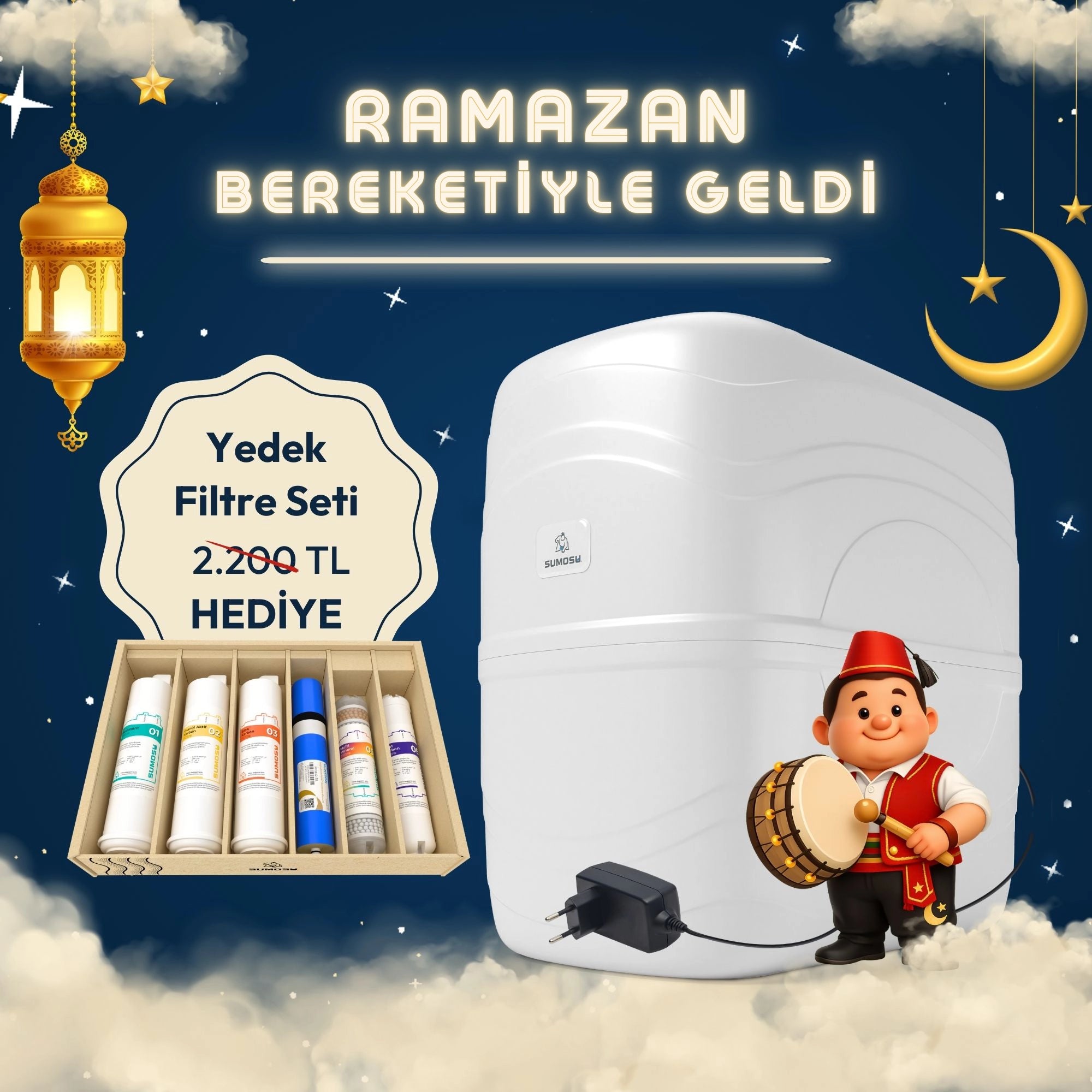 Sumosu Home Su Arıtma Cihazı Ramazan Kampanyası #renk_beyaz