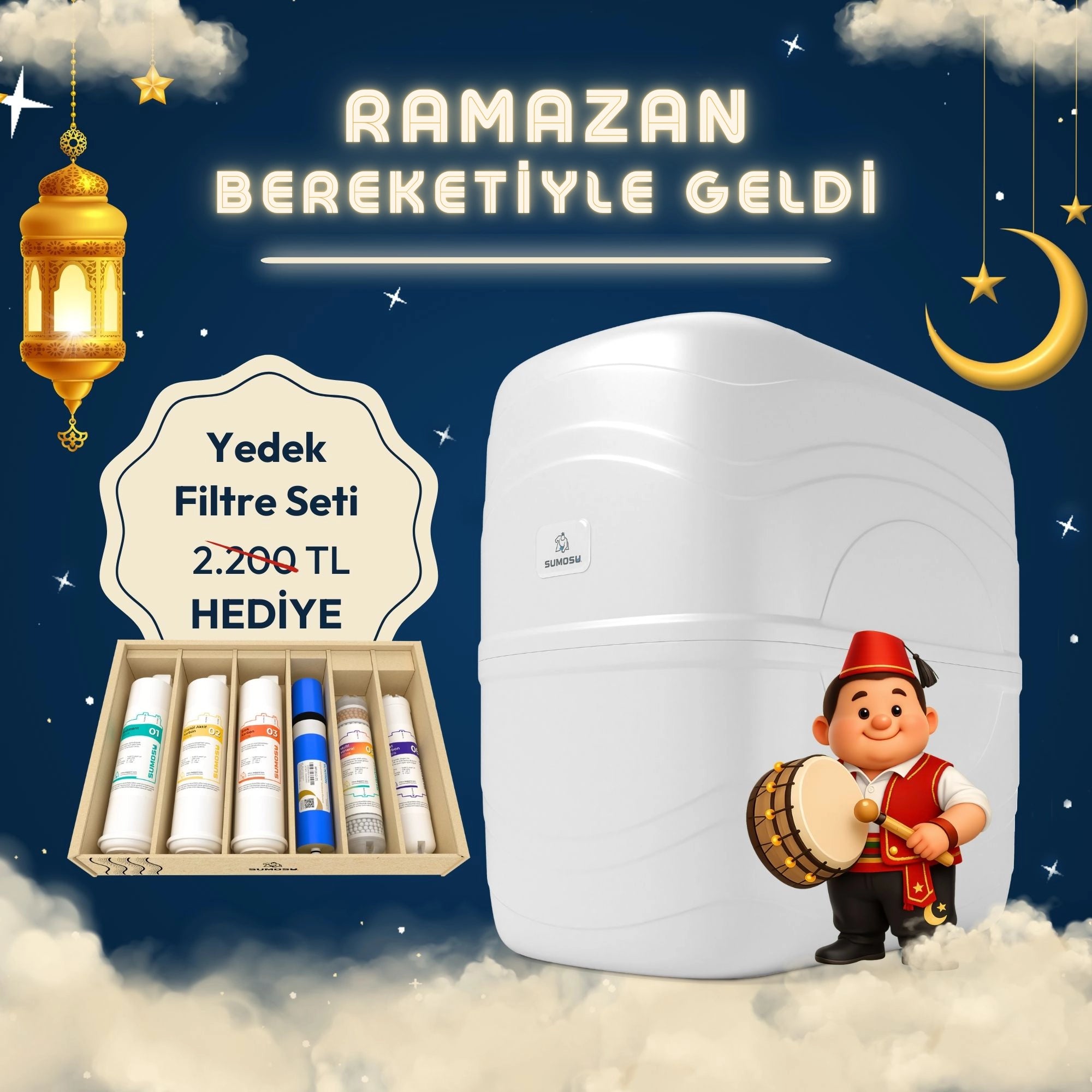 Sumosu Home Su Arıtma Cihazı Ramazan Kampanyası #renk_beyaz