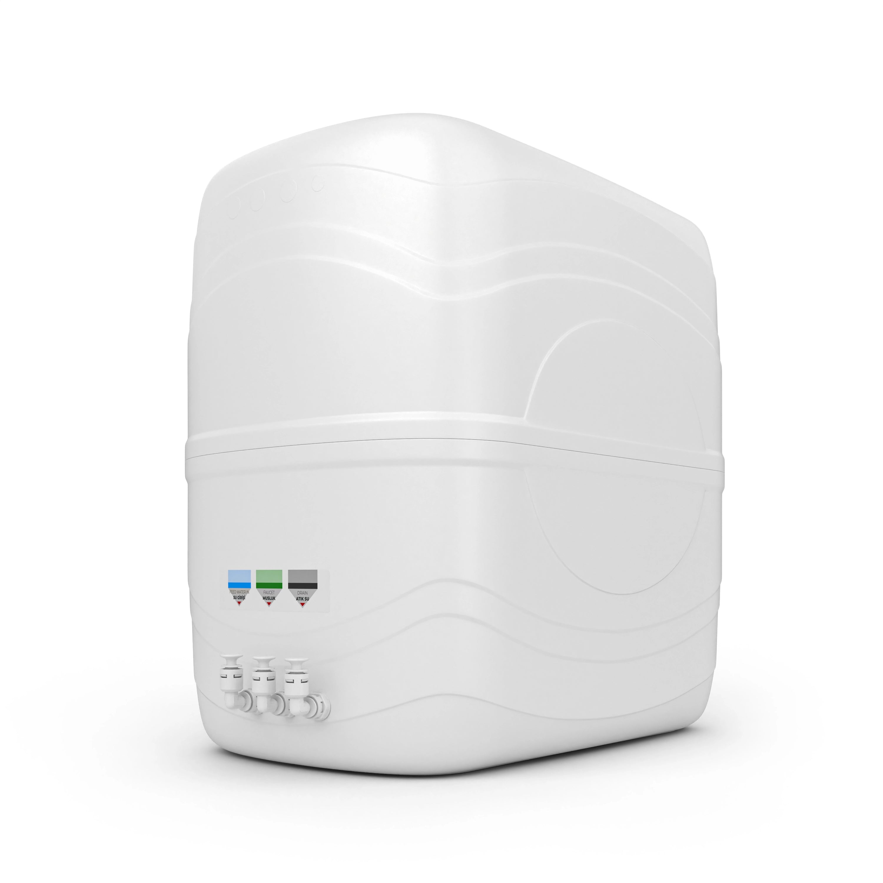 En iyi su arıtma cihazı, Sumosu Home Natural Arka Görünüş (Pompasız, Beyaz) #renk_beyaz