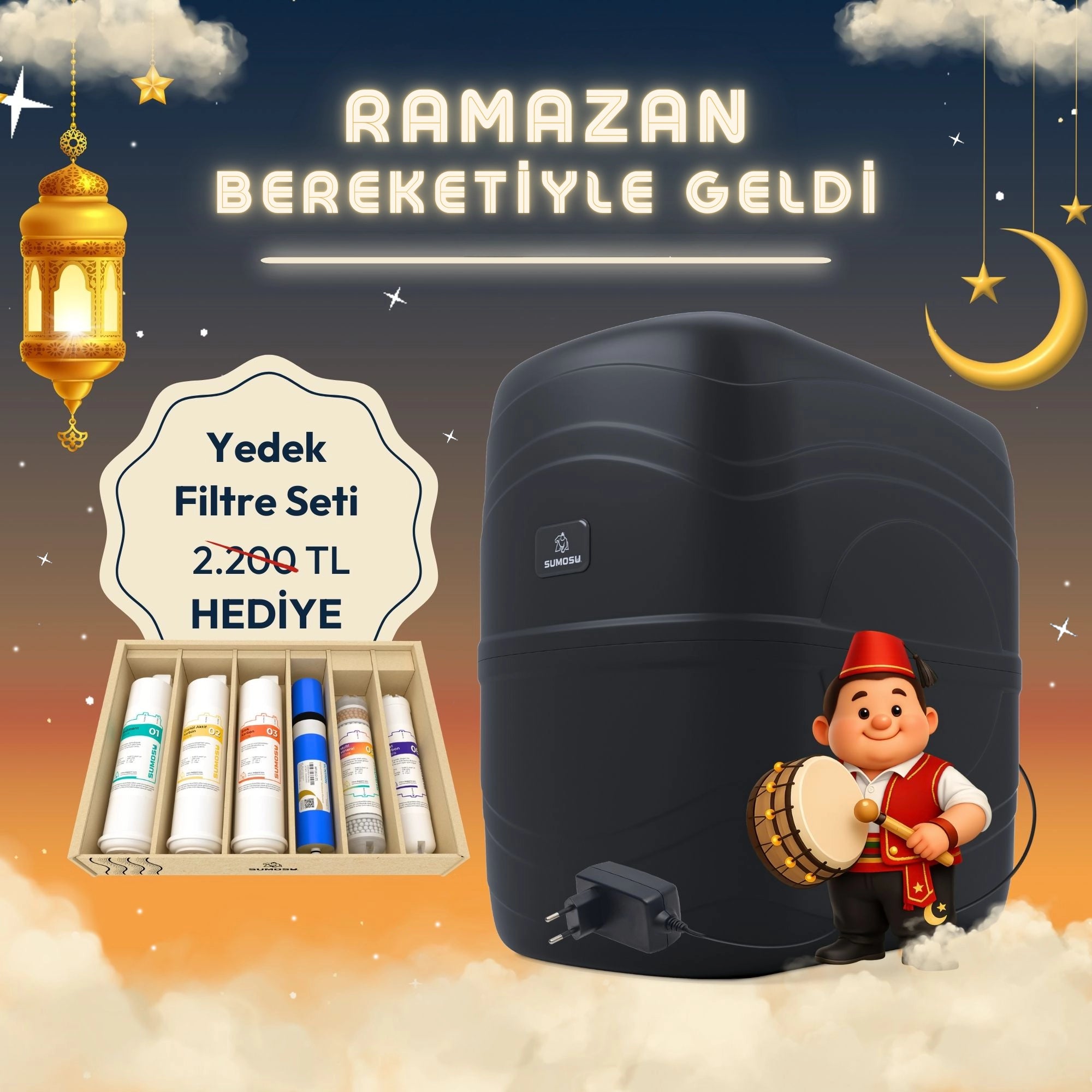 Sumosu Home Su Arıtma Cihazı Ramazan Kampanyası #renk_siyah